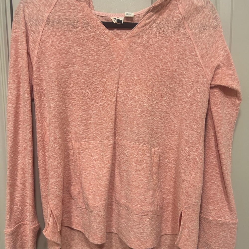 Roxy light weight peach Hooded Sweatshirt